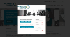 Desktop Screenshot of morneaushepell.com